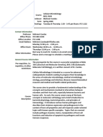 UT Dallas Syllabus For Biol4v00.001.09s Taught by Mehmet Candas (Candas)