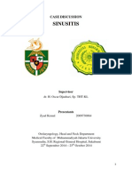 Sinusitis: Case Discussion