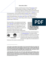 Photovoltaic Effect Brief