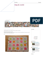 FIFIA CROCHETA Blog de Crochê - Quadradinho de Crochê Com Flor Passo A Passo PDF