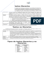 Textos Literarios y No Literarios