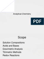 Analytic Chemistry