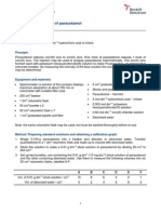 RSC Paracetamol Colorimetry Assay Students