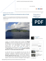 Isla Del Coco, La Isla de Los Dinosaurios Esta en Costa Rica PDF