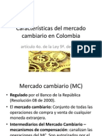 Características Del Mercado Cambiario en Colombia 2