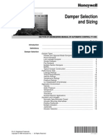 Honeywell Damper Selection and Sizing