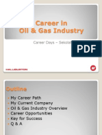 Career in Oil & Gas Industry: Career Days - Sekolah Victory Plus