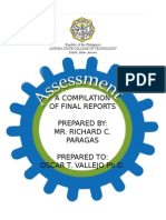 Compilation of Final Reports - Richard C. Paragas - BEED-IV