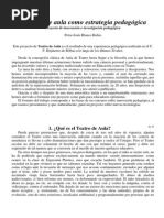 El Teatro de Aula Como Estrategia Pedagógica