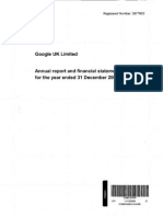 Google UK 2008 Accounts