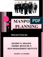 Manpower Planning Manpower Planning