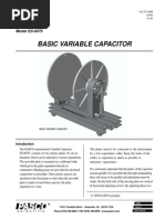 Basic Variable Capacitor: Instruction Sheet For The PASCO Model ES-9079