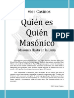 Xavier Casinos - Quien Es Quien Masonico - Masones Hasta en La Luna PDF