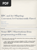 RPC and Its Offspring: Convenient, Yet Fundamentally Flawed