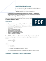 The Poisson Probability Distribution 