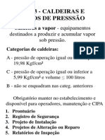 NR 13 - Caldeiras E Vasos de Presssão: Caldeiras A Vapor - Equipamentos