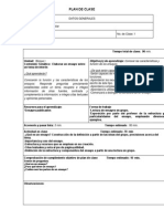 Format Plan Clase Españ