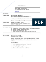 Technical Based CV