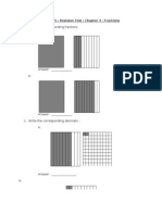 Class 5 - Fraction Revision Test