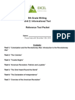 Informational Text Packet - American Revolution - Complete Packet