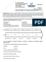 Examen Historia 2do Año PRIMER PERIODO