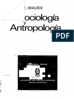 M Mauss - Sociología y Antropología PDF