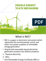 Renewable Energy Certificate Mechanism