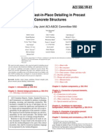 ACI 550.1R-01 Emulating Cast-In-Place Detailing in Precast Concrete Structures