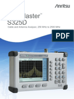 Site Master S325D: Cable and Antenna Analyzer, 250 MHZ To 2500 MHZ