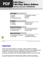 TI 84 Plus Graphing Calculator Guidebook