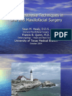 Local Anesthesia Techniques in Oral and Maxillofacial Surgery