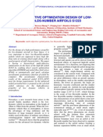 Multi-Objective Optimization Design of Lowreynolds-Number Airfoils s1223-479