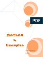 MATLAB by Examples: Book