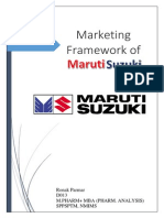 Marketing Framework of Maruti Suzuki