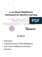 Fpga-Based Mapreduce Framework For Machine Learning: Bo Wang, Yi Shan, Jing Yan, Yu Wang,, Huangzhong Yang