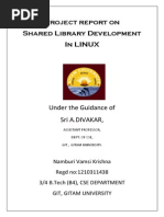 Shared Library Project Report