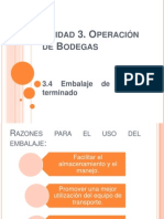 3.4 Embalaje Del Producto Terminado