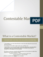 Contestable Market