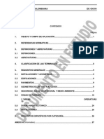 Proyecto de Norma Técnica Colombiana para El Diseño de Terminales Terrestres.