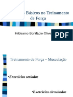 Conceitos Básicos No Treinamento de Força