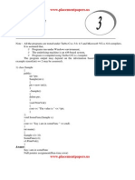 C++ Aptitude and OOPS