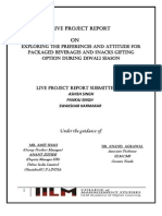 Live Project Report On Dabur India Ltd.