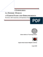 Seismic Design of Earth Dams and Embankments