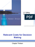 Chap013 Relevant Costs For Decision Making