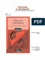 Evalua e Informar en El Proceso de Ensenanza Aprendizaje de Jorge APEL