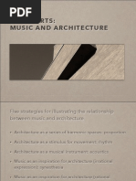 Music and Architecture