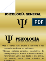 Psicología General y Escuelas de La Psicologia