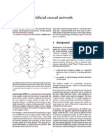 Artificial Neural Network: 1 Background