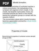 Micelle Formation