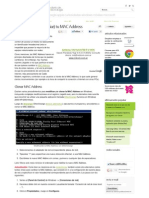 Cómo Clonar (O Cambiar) Tu MAC Address